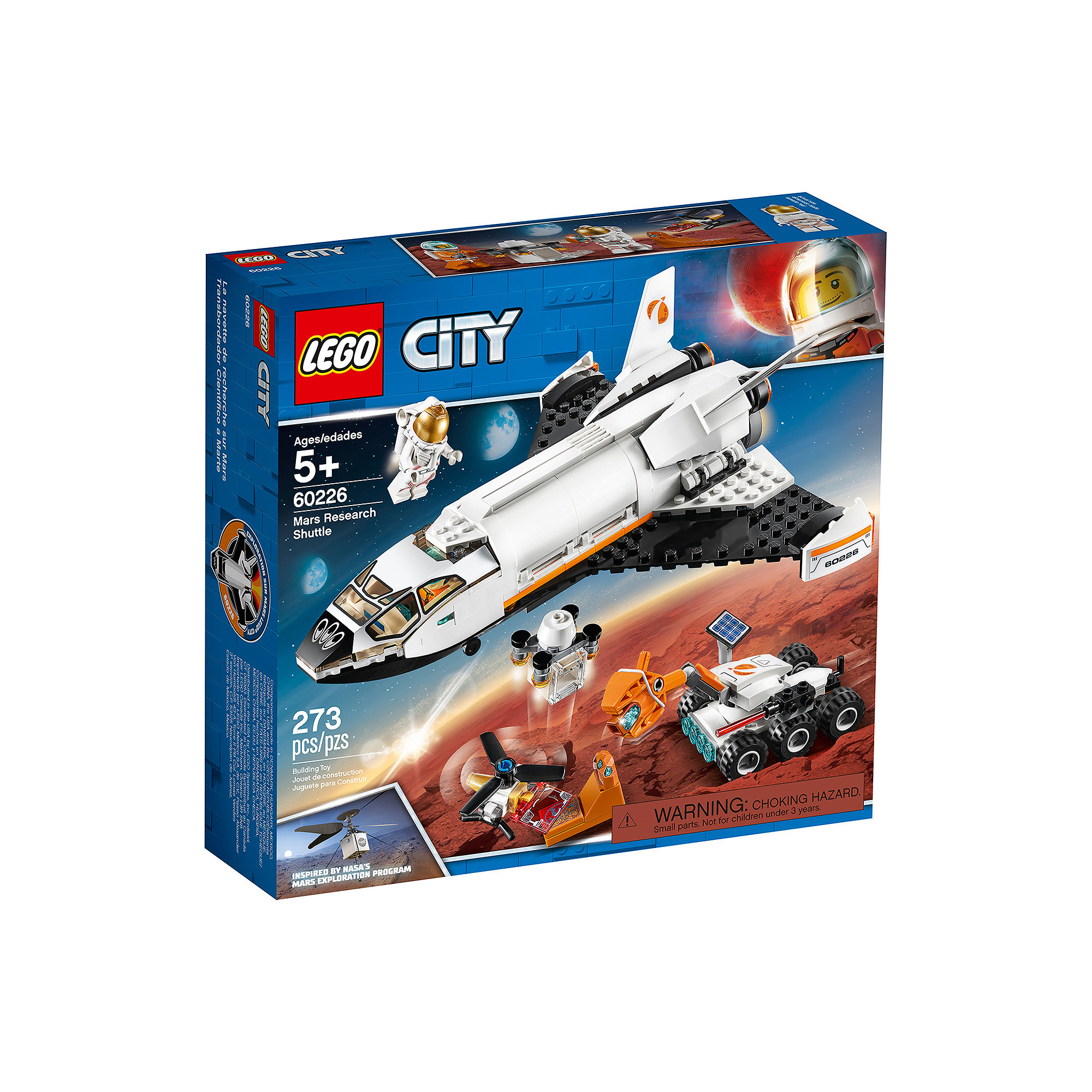 LEGO City 60226 Mars Research Space Shuttle NASA Playset with 2 Astronauts - image 3 of 3