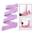 thumbnail image 1 of Banda de Resistencia, Cinturón de Gimnasio, Anillo Múltiple, Correa de Fitness, Correa de Estiramiento Elástica para Mejorar Flexibilidad, Cintura, morado y rosa Baoblaze Correa elástica, 1 of 7