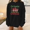 thumbnail image 1 of Ruimatai Mode Femmes Casual Noël Imprimé Col Rond Manches Longues Sweat-Shirt Tops Blouse, 1 of 4