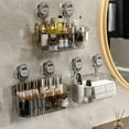 thumbnail image 4 of Ventouse de Salle de Bain, Support de Rangement Drainage Efficace pour Douche et Articles de Toilette, 4 of 7