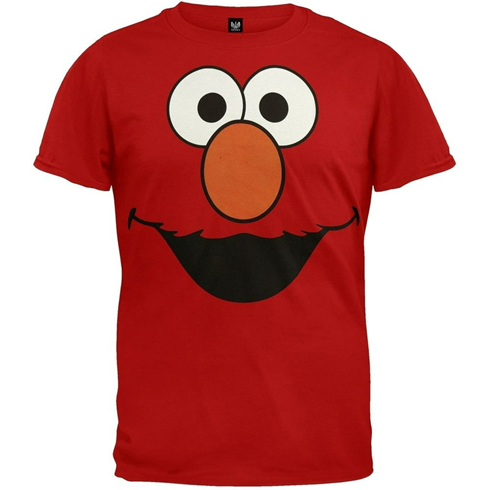 Bioworld - Sesame Street Elmo Face RED Toddler T-shirt - Walmart.com ...
