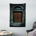 thumbnail image 1 of Gothic Decor Wall Hanging Tapestry, Photo of Antique Aged Wooden Door of a Dark Haunted Old House Gothic Style Night Theme, Bedroom Living Room Dorm Accessories, 40 X 60 Inches, by Ambesonne, 1 of 1