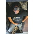 thumbnail image 3 of Damn Right I'm Good In Bed, I Can Sleep For Days Sleep Mask in Black and White, 3 of 3