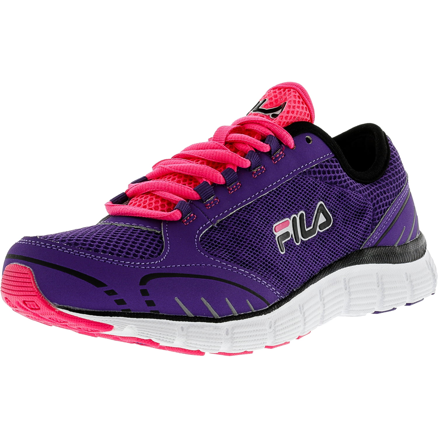 grey and pink fila