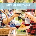 thumbnail image 2 of Weiweiguan 1 Pce Table Pliante Extérieure Table à Vin Ronde Portable Bureau de Service pour Nourriture et Collations, 2 of 6
