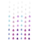 thumbnail image 1 of KAKOWELY 6 tiras de decoraciones de guirnaldas de gotas de lluvia, decoraciones colgantes de gotas de lluvia, guirnaldas de gotas de lluvia de papel, 1 of 5
