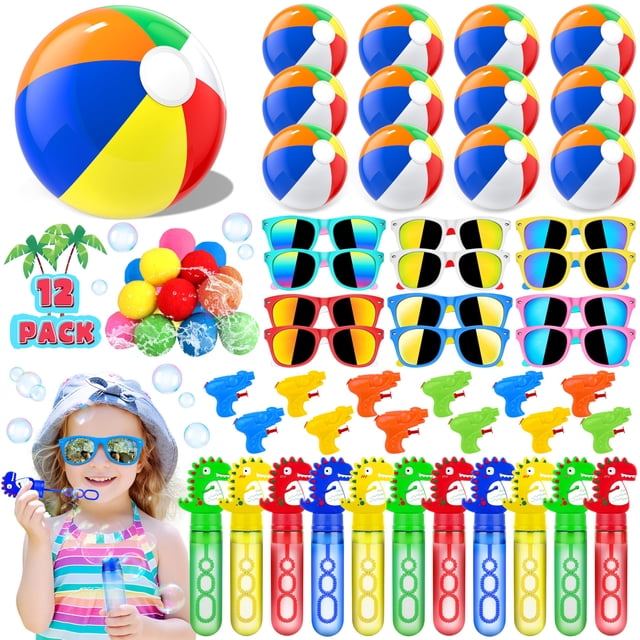 Set Party Favors Mega Pool Party Beach Party para niños de 3 a 8 años