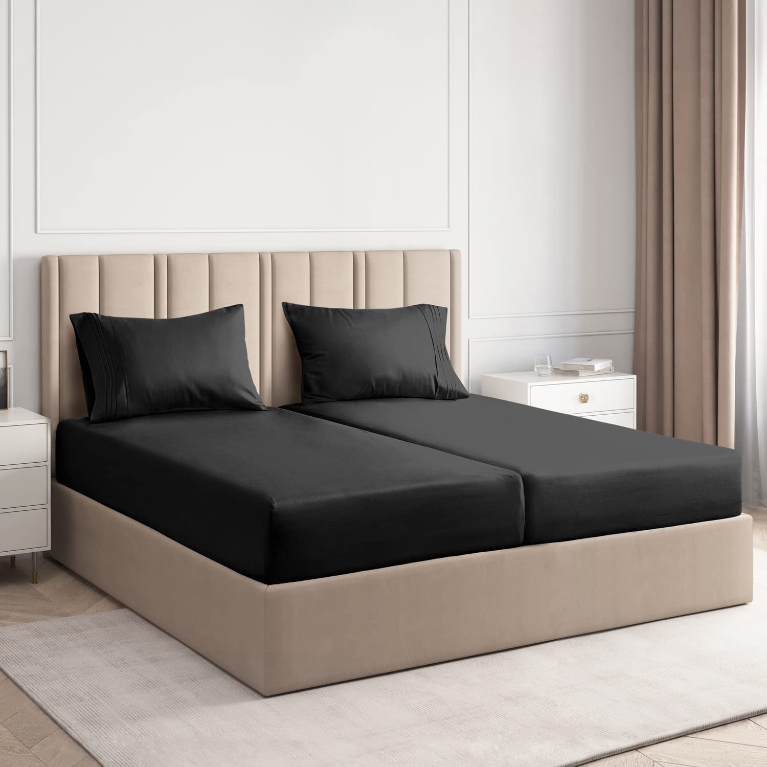 Split King Sheets for Adjustable Beds 
