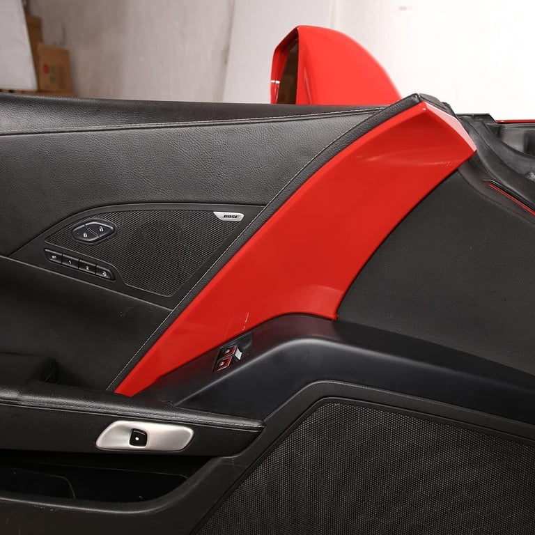 2014-2019 Corvette C7 Black Door Edge Guards