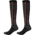thumbnail image 1 of Ski Snowboard Socks 2 Pairs/Pack Over The Calf Performance Heavy Cushion Sport Snow Socks, 1 of 7
