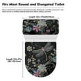 thumbnail image 7 of Yuyamidu Dragonfly Toilet Seat Cover Set 2 Pieces Floral Toilet Lid Cover Toilet Tank Lid Cover Keep Toilet Bathroom Clean Fit Most Round and Elongated Oval Toilet, 7 of 7