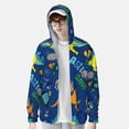 thumbnail image 6 of Rocae Dinosaur In Space Print Breathable Sun Protection Hoodie Quick-Dry Lightweight Long Sleeve Hoodie Unisex Running Sports Shirt Medium, 6 of 9