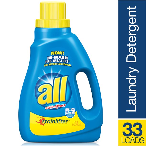 all Stainlifter Liquid Laundry Detergent, 50 Ounce, 33 Loads Walmart