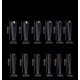 thumbnail image 2 of 3set (360pcs) Clear Full Cover Dual Nail System Form Mold Acrylic Stiletto Nail Extension Tips Nail Art Manicure Tools, 2 of 5