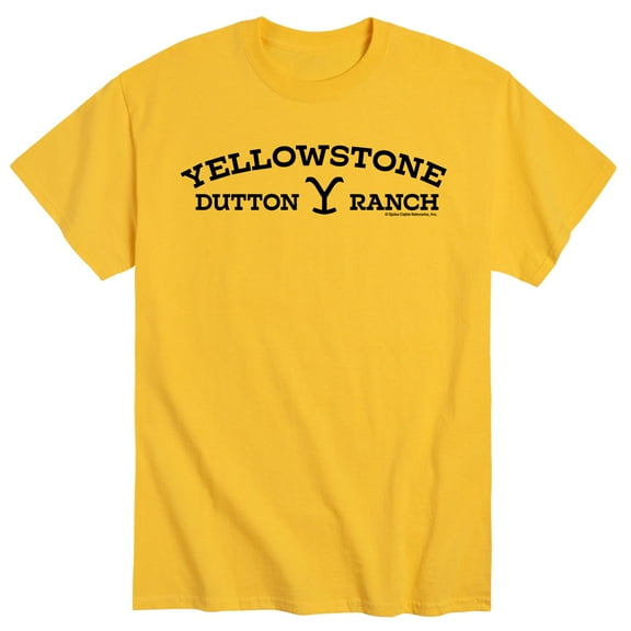 Yellowstone - Yellowstone Dutton Logo - Men's Short Sleeve Graphic T-Shirt