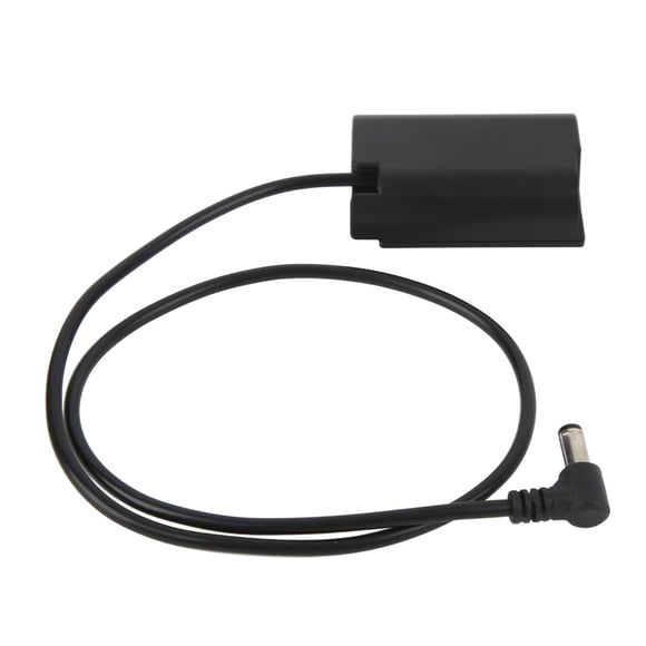 Digital Camera DC Coupler, Camera Dummy Battery 5.5x2.1 Built In Chip 60cm Overloading Protection For Charging