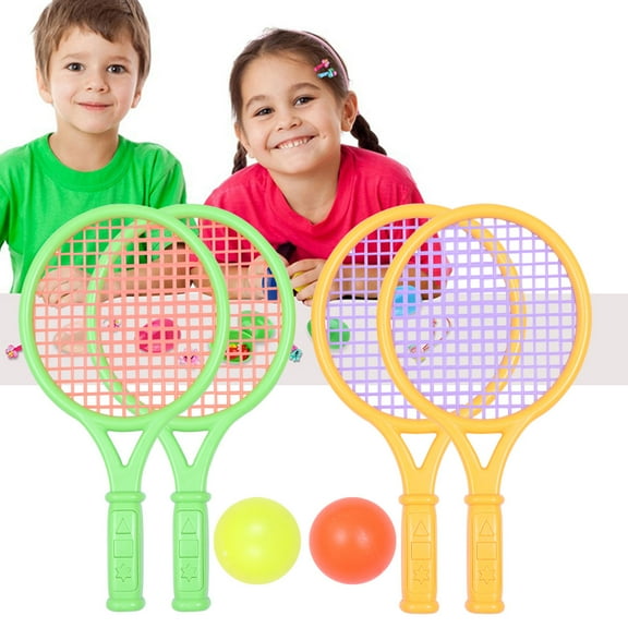 KALLORY Tennis Racket Set Toy Design Outdoor Sports 2 Sets