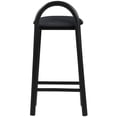 thumbnail image 4 of Meridian Furniture Calvin 27" Vegan Leather Stool in Black, 4 of 10