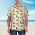 thumbnail image 4 of Lsque Frogs pattern Hawaiian Shirt for Men, Unisex Summer Beach Casual Short Sleeve Button Down Shirts-XX-Large, 4 of 9