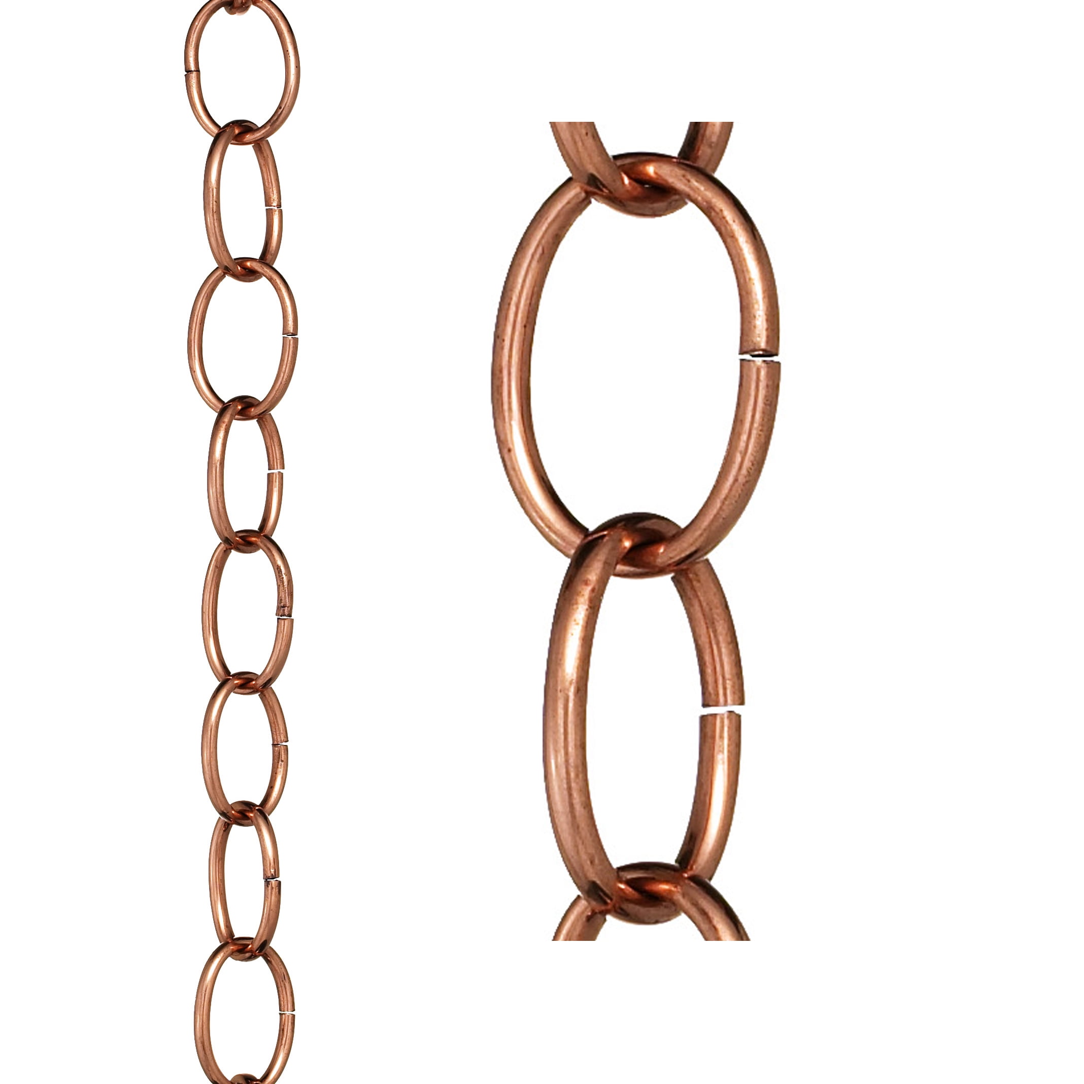 Good Directions Double Link Pure Copper 8.5-Foot Rain Chain