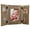 Brown, variant on Excello Global Products EGP-HD-0388 Rustic Distressed Wood Collage Picture Frames, Holds Four 3" X 3" Pictures and One 5"x7" Picture Photo Frames, Tabletop & Wall Picture Frames, White, 18" X 11"
