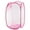 Pink, variant on Foldable Up Easy Open Mesh Laundry Clothes Hamper Basket for College Dorm (Pink)