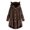 Coffee, variant on Women's Plush Top Solid Color Cat Ear Casual Fashion Shirt Blouse