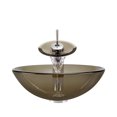 thumbnail image 2 of Polaris Sinks  Taupe/ Chrome 4-piece Bathroom Sink Ensemble, 2 of 5