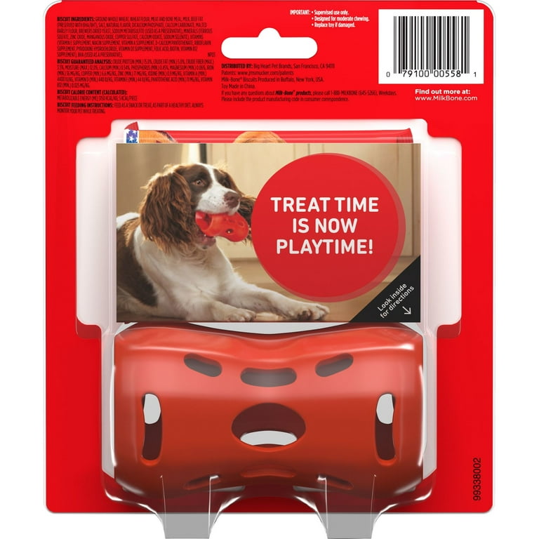 Milk-Bone Treat Tumbler, Interactive Dog Toy for Small Dogs 