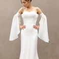 thumbnail image 5 of RYUJNDK Tulle Arm Covers Long Sleeve for Bridal Gown Dress Decorative Sleeves Shirt Bishop Sleeve Dress Decorative Long Sleeve, 5 of 8