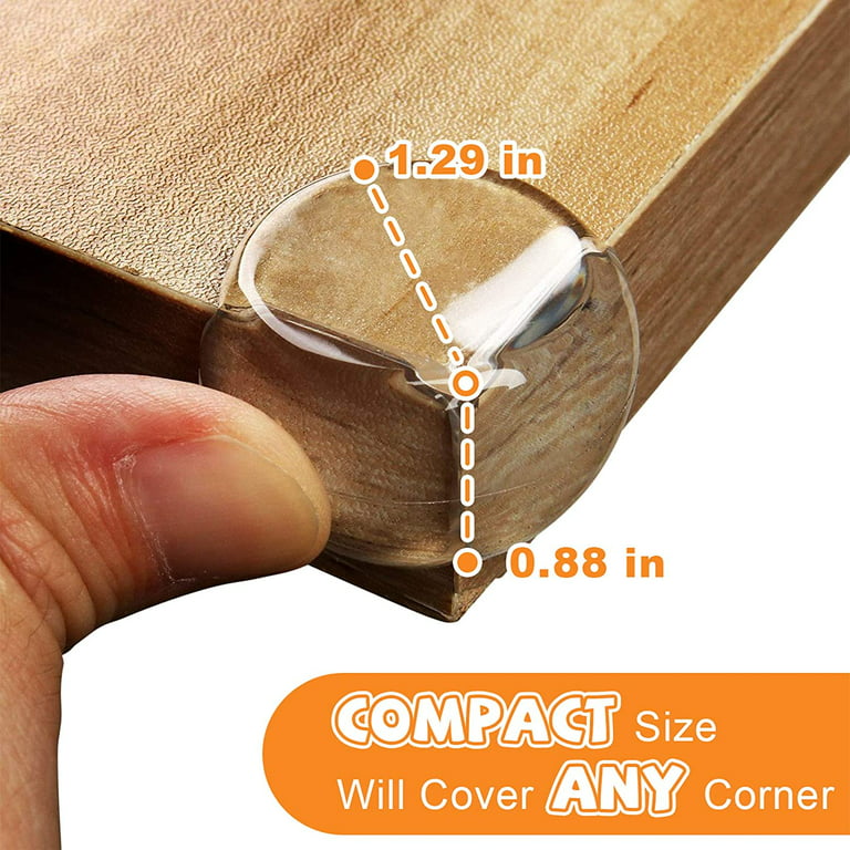 WILLED 18 Pack Corner Protector for Baby, Clear Corner Protectors,  Furniture Corner Guard & Edge Safety Bumpers, Baby Proof Bumper, Furniture  & Table Edges Furniture & Sharp Corners Baby Proofing 