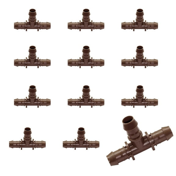 (12) Rain Bird BT50/4PKSN Landscape Dripline Sprinkler System 1/2-Inch Barbed Tees