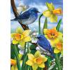 thumbnail image 1 of Pájaro Color flores 5D diamante pintura DIY taladro redondo completo dibujo imagen Kit Hugtrwg Para estrenar, 1 of 1