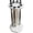 White, variant on Freestanding Billiard Cue Rack, Pool Table Accessories Hold 8 Cues, Pool Cue Stick Holder, Wooden Floor Stand Pool Cue Holder for Billiard Game Room (Oak)