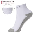 thumbnail image 4 of Alpine Swiss Mens Ankle Socks 8 Pack Cotton Athletic Performance Socks for Men Moisture-Wicking Cushioned Quarter Length Socks Reinforced Heel & Toe, 4 of 6