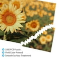 thumbnail image 2 of Rateoe Golden Sunflower In Field Pattern Wooden Picture Puzzle ,1000 Piece Jigsaw Puzzle ,Family Fun Puzzle, Home Décor Puzzle, Gift Puzzle(Horizontal style), 2 of 9
