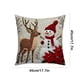 thumbnail image 4 of Adornos navideños, regalos navideños, juego de almohadas navideñas de 45 x 45 cm, sofá decorativo para festivales, juego de almohadas decorativas de lino, funda de almohada de lino de tres piezas., 4 of 7