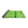 thumbnail image 2 of Ahgly Company Indoor Rectangle Abstract Green Modern Area Rugs, 5' x 7', 2 of 4