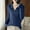 Navy, variant on Sweaters For Women Trendy Sevevn Womens V Neck Turndown Collar Long Sleeve Sweaters Lightweight Casual Basic Knit Pullover Top 2025 Fall Outfits