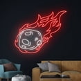 thumbnail image 3 of Handmadetneonsign Meteorite Neon Sign, Meteor LED Light, Comet Neon Light, Star Led Sign,Space Room, 3 of 5