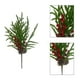 thumbnail image 1 of Rama artificial de árbol de Navidad | Agujas de pino realistas de 45 cm para jarrones y arreglos florales navideños | Follaje de plástico verde para decoración del hogar durante todo el año y, 1 of 6