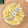 thumbnail image 4 of Mini procesador de alimentos eléctrico, picador de ajo inalámbrico, picador de carne y verduras, picador portátil inalámbrico, cortador de alimentos y potente picadora de chile, (250 ml), 4 of 5