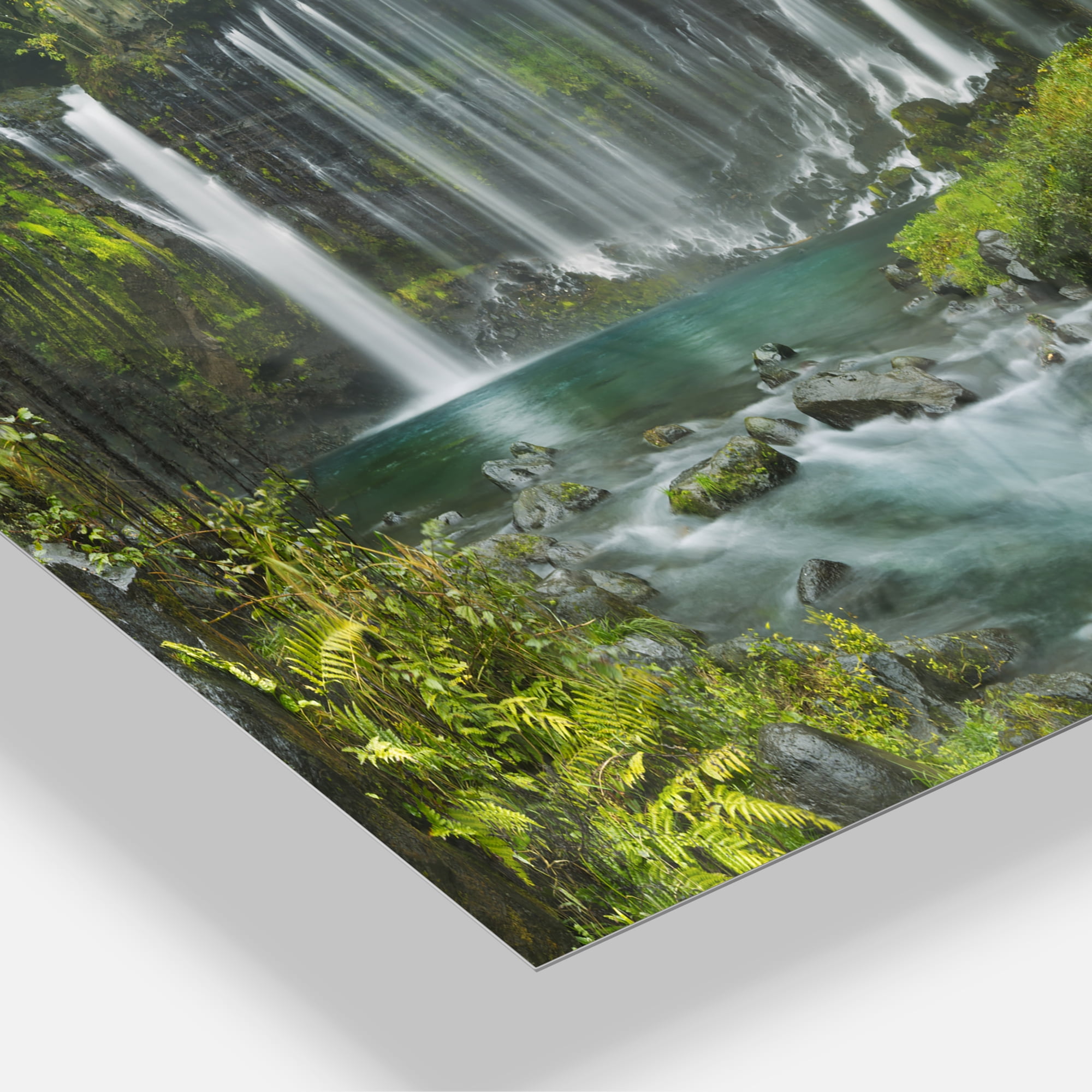 Designart 'Shiraito Falls near Mount Fuji Japan ' Multipanel Landscape Print Wall Artwork