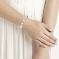 thumbnail image 3 of Bridal Jewelry Set Pearl Rhinestone Wedding Necklace with Earrings & Bracelet, 3 of 10