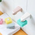 thumbnail image 2 of Caja de jabón blanca, ventosa, drenaje montado en la pared, sin perforaciones, jabonera combinada, imán de baño, absorbente de jabón, jabonera de baño, 2 of 5
