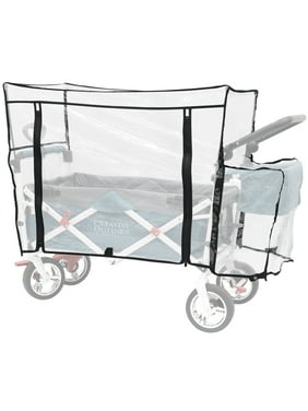 Creative Outdoor Push Pull Folding Wagon Rain Cover | Clear