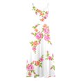 thumbnail image 4 of Drppepioner Robes Femmes Été Robes Décontractées Sans Manches Imprimé Floral Tournesol Multicolore 8(L), 4 of 5