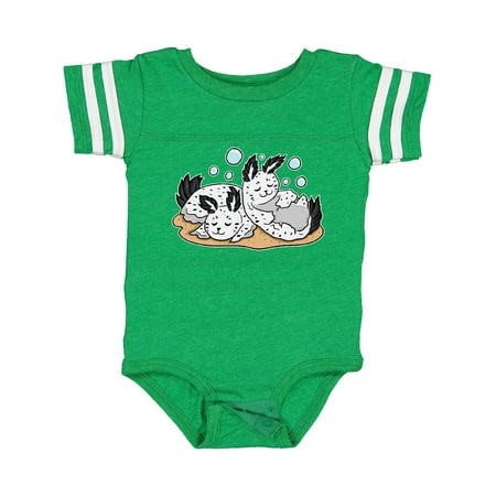 

Inktastic Sea Bunnies Napping Gift Baby Boy or Baby Girl Bodysuit