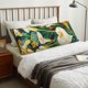 thumbnail image 4 of Balery Tropical Floral Jungle Funda Protectora para Almohada Corporal de Algodón Hipoalergénico con Cierre(55 x 21 pulgadas), Almohadas No Incluidas, 4 of 7