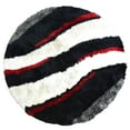 thumbnail image 3 of Rugsotic Carpets Hand Tufted Shag Polyester Eco-Friendly Area Rugs - 8'x8', Round, Multicolor, Plain Solid Design, High Pile Handmade Anti Skid Rugs for Living Room, Bed Room K00029, 3 of 6
